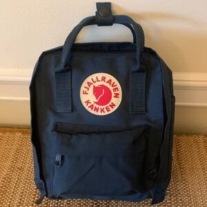Fjallraven Kanken Mini Backpack - Navy Blue  NWOT